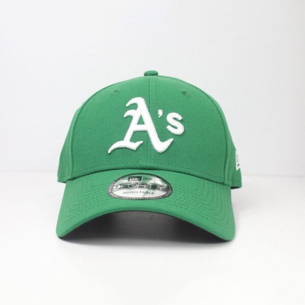 Gorra New Era 9FORTY Oakland Athletics clasica verde