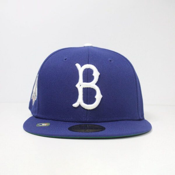 gorra new era 59fifty brooklyn dodgers jackie robinson azul
