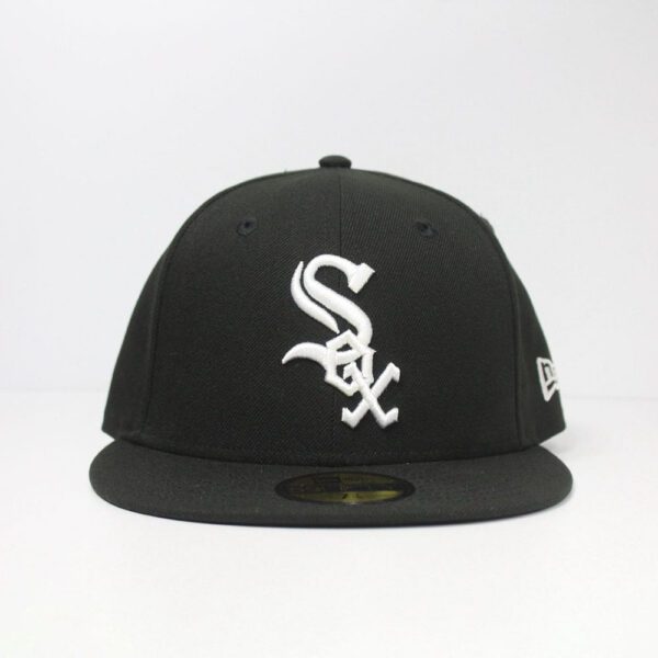 gorra new era 59fifty chicago white sox negra