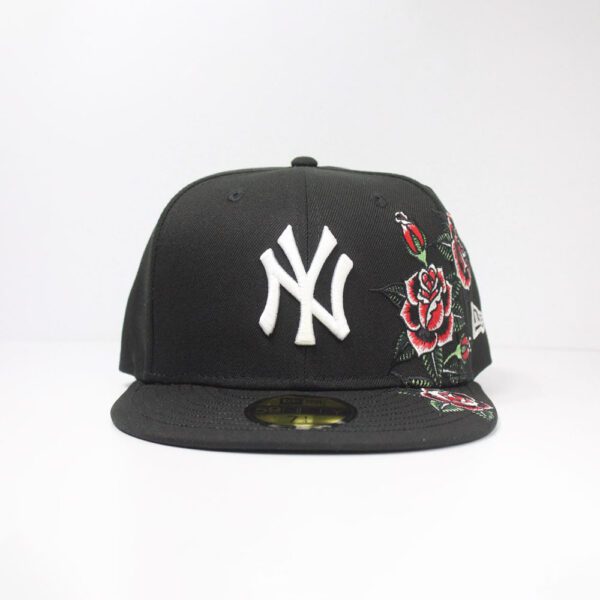 Gorra 59Fifty New York Yankees Floral Negro